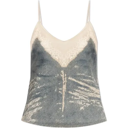 Top De-Tre-Fsf , Damen, Größe: XS - Diesel - Modalova