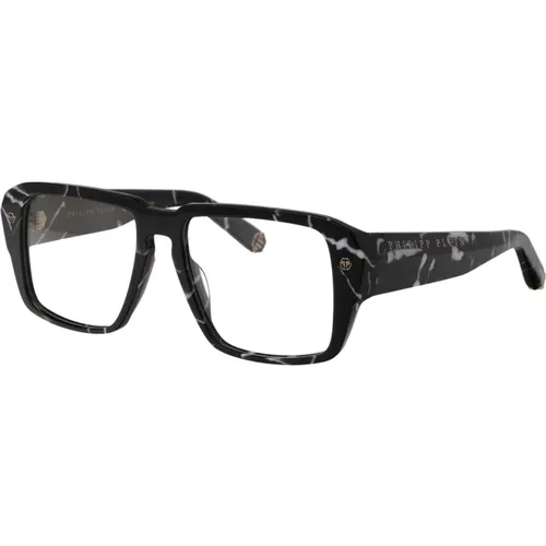 Stylish Optical Vpp081 Glasses , male, Sizes: 55 MM - Philipp Plein - Modalova