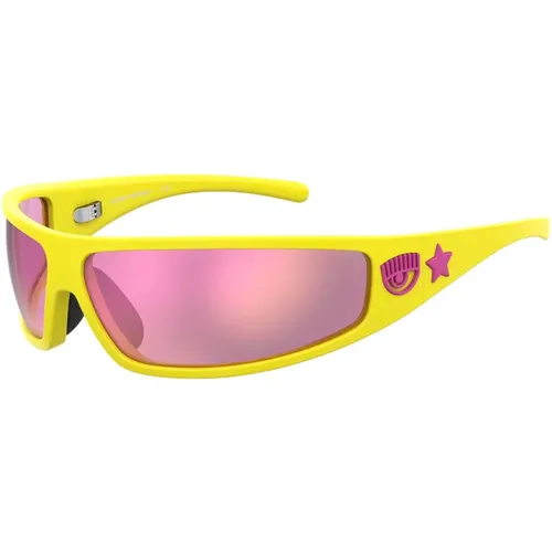 Yellow/ Sunglasses CF 7017/S,/Grey Sunglasses CF 7017/S, Sunglasses CF 7017/S,/Silver Sunglasses CF 7017/S - Chiara Ferragni Collection - Modalova