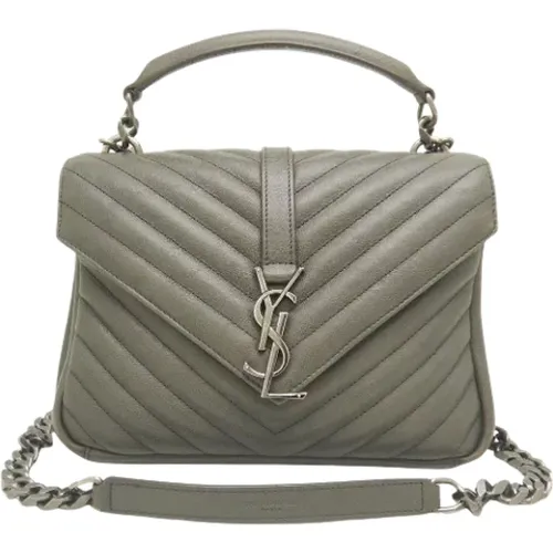 Pre-owned Leather handbags , female, Sizes: ONE SIZE - Yves Saint Laurent Vintage - Modalova