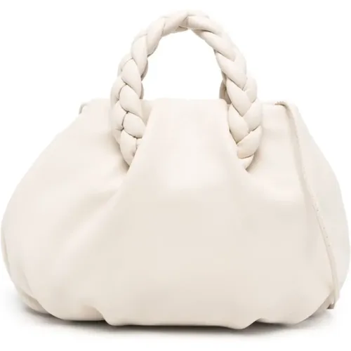 Bombon Leather Crossbody Bag , female, Sizes: ONE SIZE - Hereu - Modalova