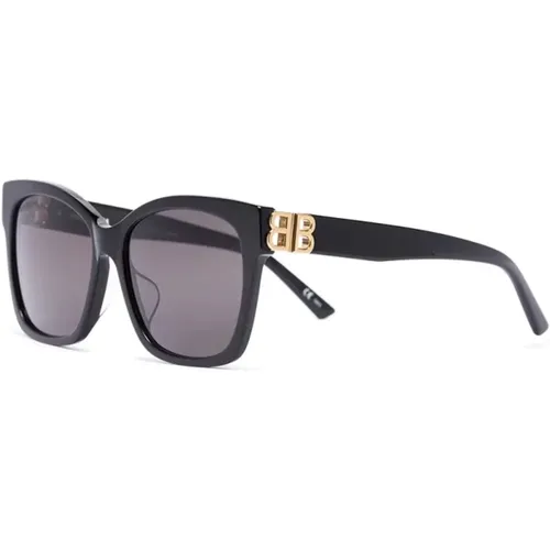 Bb0102Sa 001 Sunglasses , female, Sizes: 57 MM - Balenciaga - Modalova