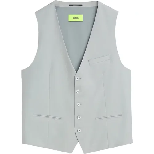 Wool Blend Vest Cimonopoli , male, Sizes: XS - CINQUE - Modalova