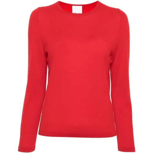 Wool Crew Neck Sweater , female, Sizes: M - allude - Modalova