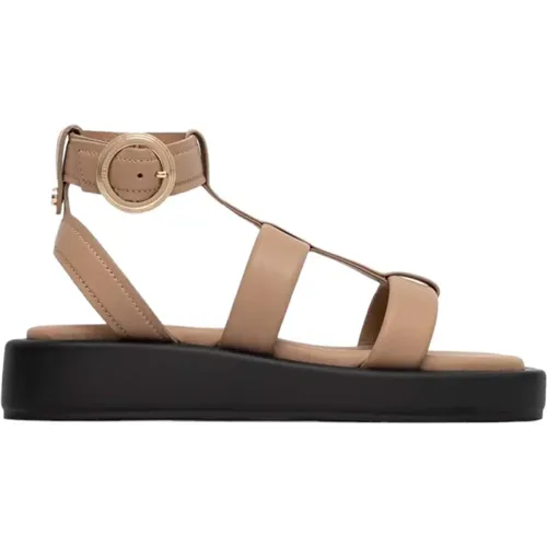 Scarlet Sandal Medium , Damen, Größe: 39 EU - Boss - Modalova