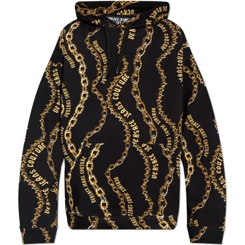 Sweatshirt mit Logo , Herren, Größe: L - Versace Jeans Couture - Modalova