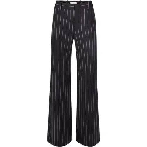 Blaue Pinstripe Weite Hose , Damen, Größe: S - Nina Ricci - Modalova