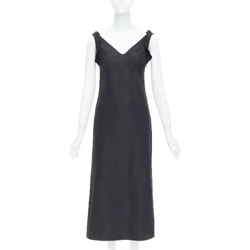 Pre-owned Silk dresses , female, Sizes: S - Miu Miu Pre-owned - Modalova