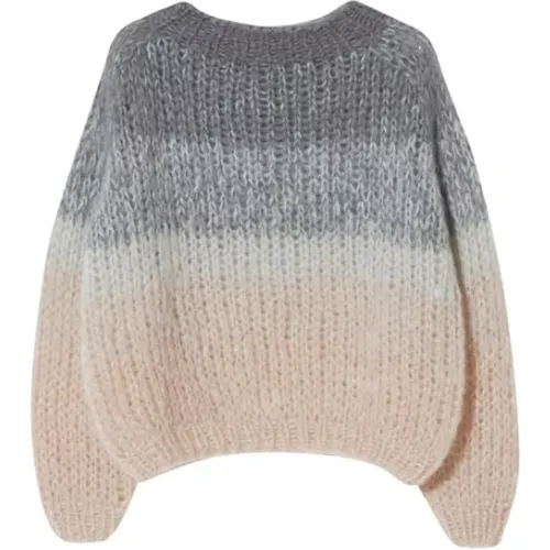 Handgemachter Ombre Mohair Pullover , Damen, Größe: S/M - Maiami - Modalova