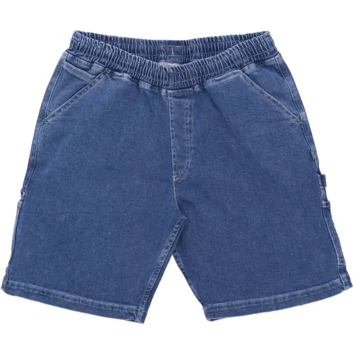 Denim Carpenter Shorts mit Werkzeugtaschen - Dolly Noire - Modalova