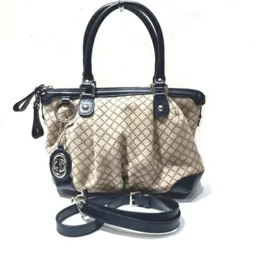 Pre-owned Canvas gucci-bags , female, Sizes: ONE SIZE - Gucci Vintage - Modalova