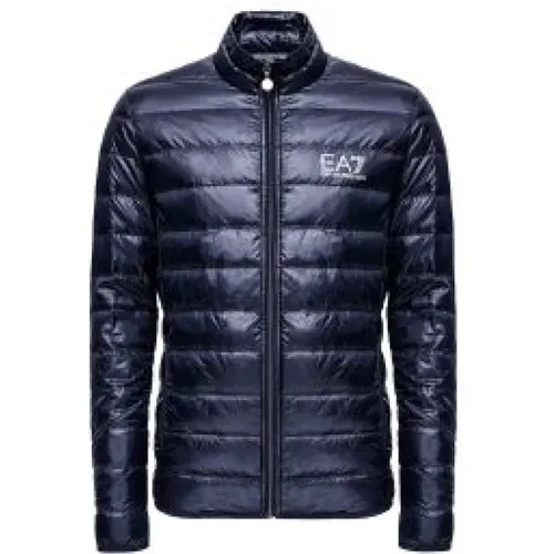Men Jacket with Contrast Logo , male, Sizes: 2XL - Emporio Armani EA7 - Modalova