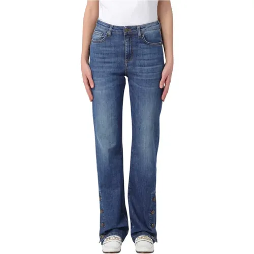 Klassische Denim Jeans mit 5 Taschen , Damen, Größe: W30 - Twinset - Modalova