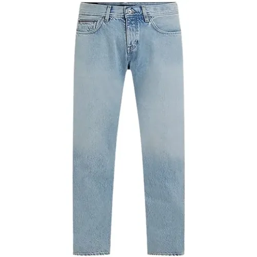 Klassische Straight Leg Jeans , Herren, Größe: W31 - Tommy Hilfiger - Modalova