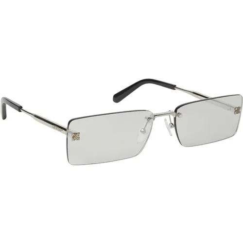 Stylische Sonnenbrille Oeri096 Riccione - Off White - Modalova