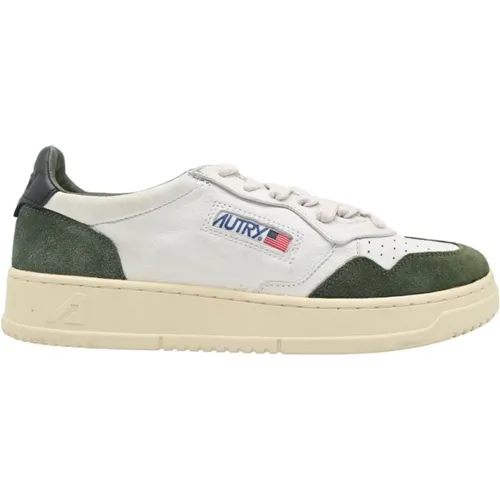 Low-top Sneakers in Goat Suede , male, Sizes: 11 UK, 8 UK - Autry - Modalova