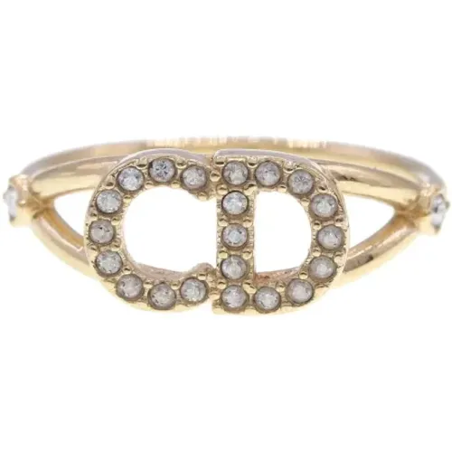 Pre-owned Metal rings , female, Sizes: ONE SIZE - Dior Vintage - Modalova