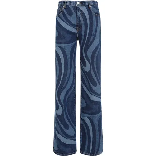 Pucci Cotton Jeans , female, Sizes: 2XS, S - EMILIO PUCCI - Modalova