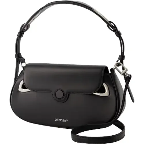 Leather handbags , female, Sizes: ONE SIZE - Off White - Modalova