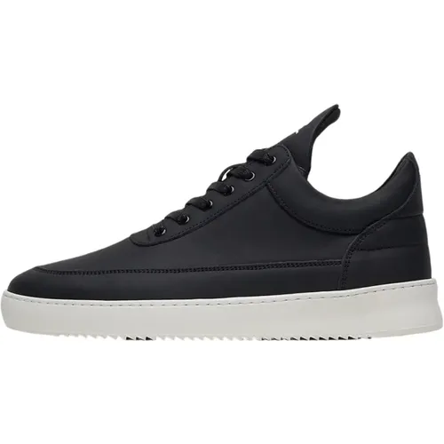 Low Top Nappa , male, Sizes: 8 UK, 12 UK, 5 UK, 10 UK, 6 UK, 11 UK, 9 UK, 7 UK - Filling Pieces - Modalova