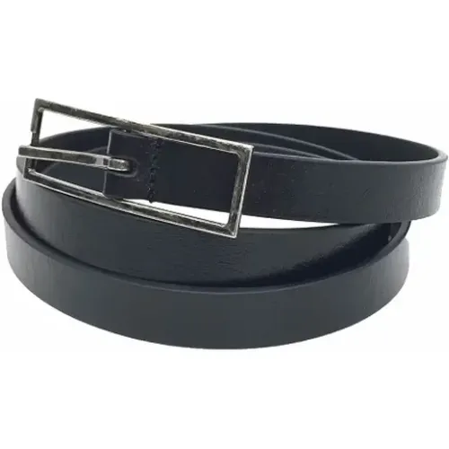 Pre-owned Leather belts , female, Sizes: ONE SIZE - Yves Saint Laurent Vintage - Modalova