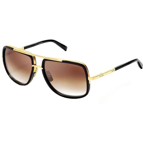 Schwarze Glänzend K Gold Sonnenbrille Mach-One - Dita - Modalova
