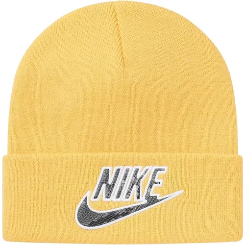 Limited Edition Snakeskin Beanie Pale , unisex, Sizes: ONE SIZE - Nike - Modalova