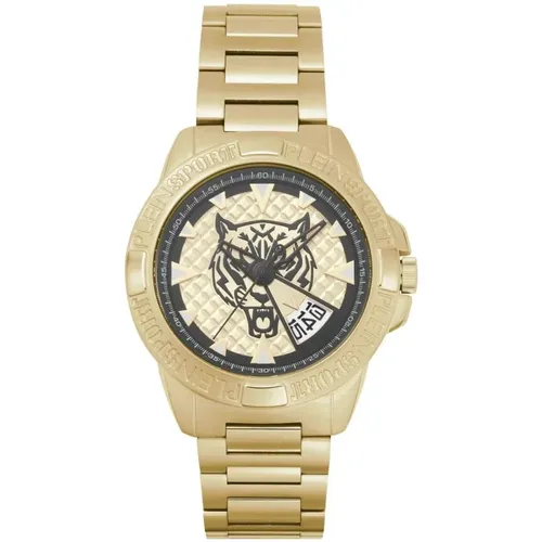 Gold Touchdown Watch , male, Sizes: ONE SIZE - Plein Sport - Modalova