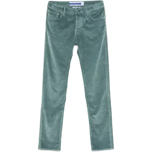 Corduroy pants with inner details , male, Sizes: W34, W31, W33, W38, W35, W32, W36 - Jacob Cohën - Modalova