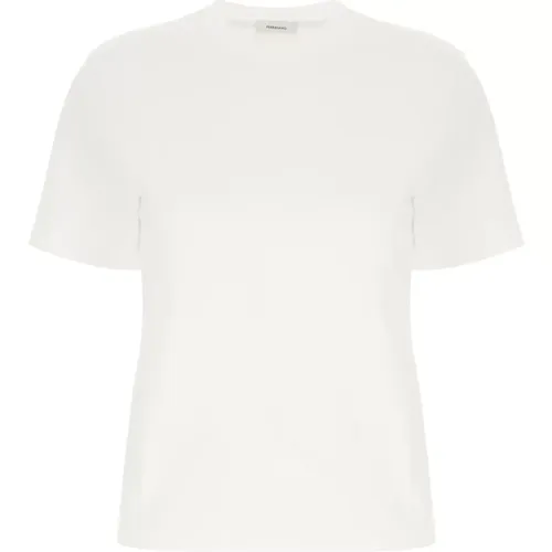 Lässiges Baumwoll T-Shirt , Damen, Größe: S - Salvatore Ferragamo - Modalova