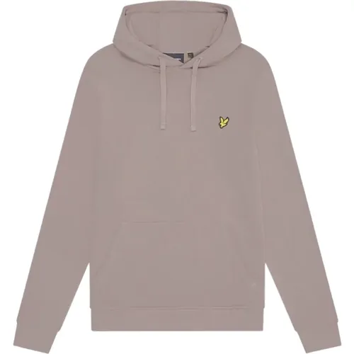 Taupe Hoodies Ml416Vog , Herren, Größe: S - Lyle & Scott - Modalova