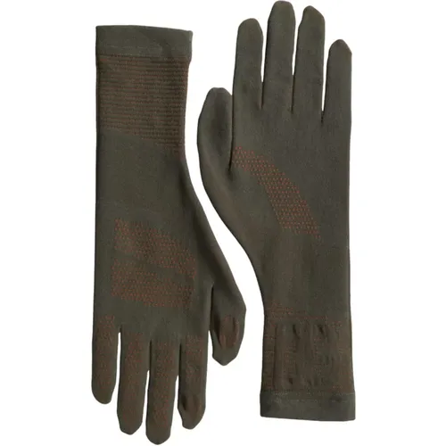 Cotton Stretch Wrist Length Gloves , male, Sizes: 7 1/2 IN - Dolce & Gabbana - Modalova