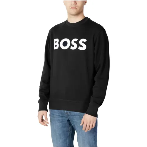 Stylischer Print-Sweatshirt für Männer , Herren, Größe: XL - Boss - Modalova