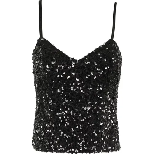 Glitzerndes Paillettenmode-Accessoire , Damen, Größe: XS - Moschino - Modalova