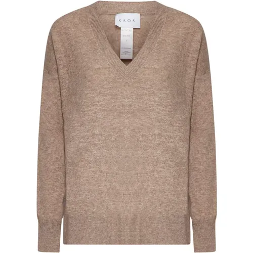 Dove Grey Sweaters Collection , female, Sizes: L, M, S, XS - Kaos - Modalova