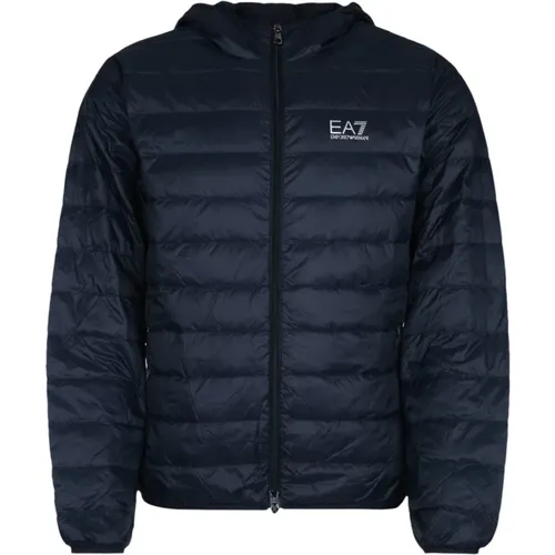 Stylische Winterjacke für Männer , Herren, Größe: L - Emporio Armani EA7 - Modalova