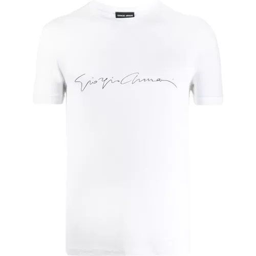 T-Shirt , Herren, Größe: XL - Giorgio Armani - Modalova