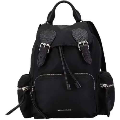 Pre-owned Canvas backpacks , female, Sizes: ONE SIZE - Burberry Vintage - Modalova