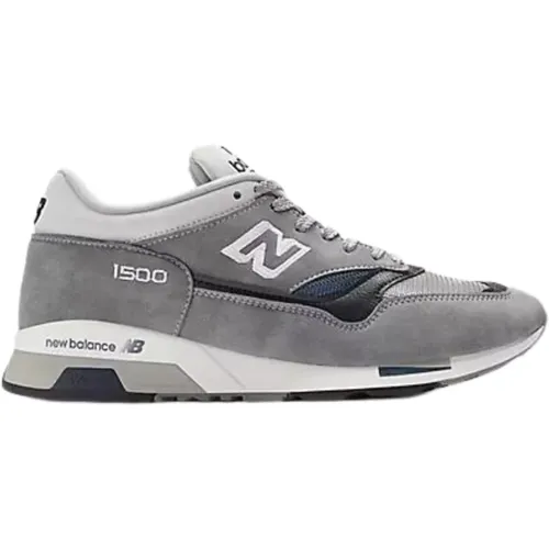 Graue Flache Schuhe Inspiriert von M1500 , Herren, Größe: 43 EU - New Balance - Modalova