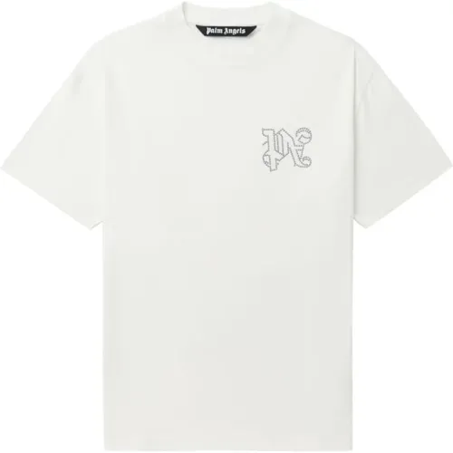 T-shirts and Polos , male, Sizes: M, XL, S, L - Palm Angels - Modalova