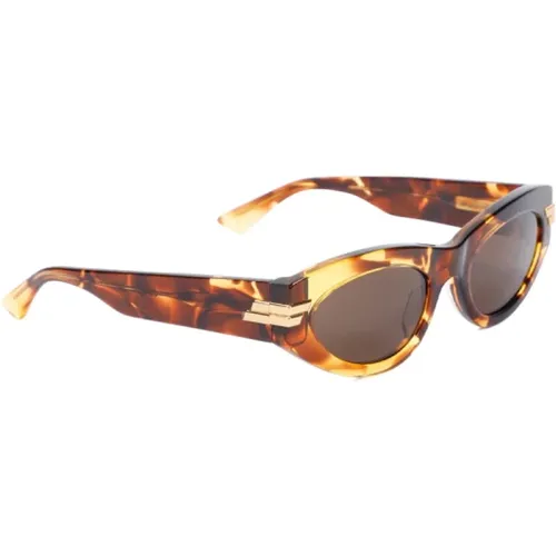 Brown Cat-Eye Sunglasses Ss24 , female, Sizes: ONE SIZE - Bottega Veneta - Modalova