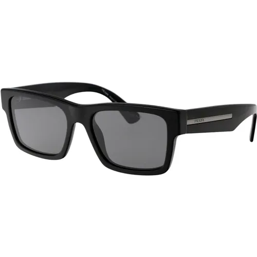 Stylish Sunglasses with 0PR 25Zs , male, Sizes: 56 MM - Prada - Modalova