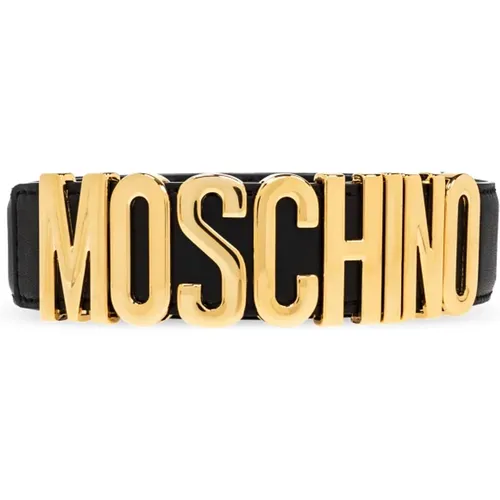 Ledergürtel Moschino - Moschino - Modalova