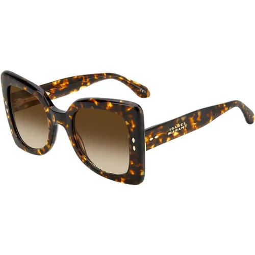Havana Sunglasses with Shaded Lenses,Sunglasses IM 0120/S, Shaded Sunglasses - Isabel marant - Modalova