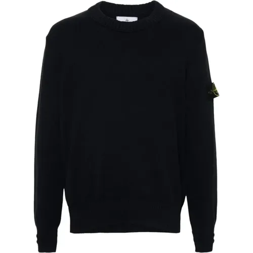 Blaue Pullover für Männer , Herren, Größe: XL - Stone Island - Modalova