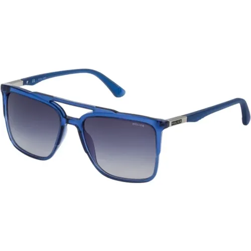 Graue Acetat-Sonnenbrille für Männer - Police - Modalova