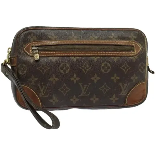 Pre-owned Canvas clutches , female, Sizes: ONE SIZE - Louis Vuitton Vintage - Modalova