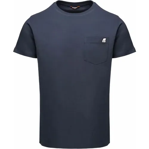 Stylish T-Shirt for Men , male, Sizes: 2XL, L, XL, M - K-way - Modalova