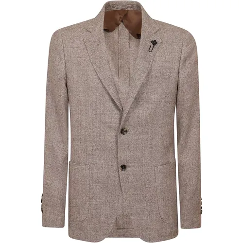 Men's Clothing Jackets Ss24 , male, Sizes: 2XL, XL - Lardini - Modalova