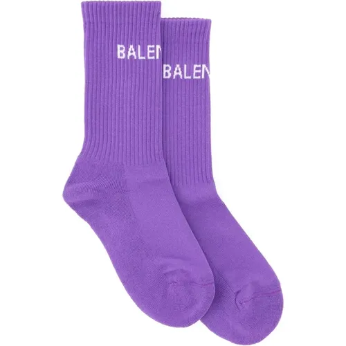Tennis Seas Socks , female, Sizes: S - Balenciaga - Modalova